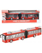 Dječja igračka Ocie City Service – Gradski trolejbus, 1:16, crveni -1