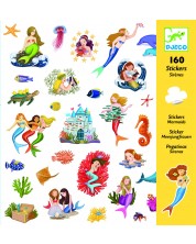 Naljepnice Djeco - Sirene, 160 komada