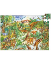 Slagalica zapažanja Djeco od 100 dijelova - Dinosauri, s knjižicom -1