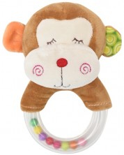 Zvečka s prstenom Lorelli Toys - Majmun -1