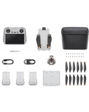 Dron DJI - Mini 3 Fly More Combo DJI RC, GL, 4K, 38 min, 18km -1