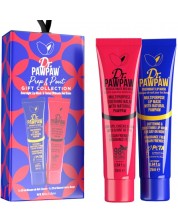 Dr. Pawpaw Set Prep and Pout - Noćna maska ​​i balzam za usne, Ultimate Red, 2 x 25 ml -1