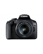 DSLR fotoaparat Canon - EOS 2000D, EF-S 18-55mm, crni