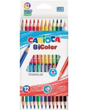 Dvobojne olovke Carioca Bi-Color - 12 komada