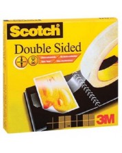 Dvostrani selotejp Scotch - Prozirni, 12.7 mm x 22.8 m	 -1