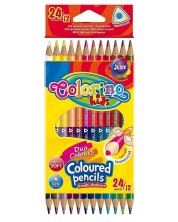 Dvostrane trokutaste olovke u boji - 24 boje