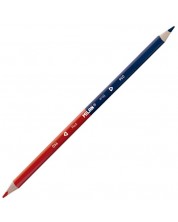 Dvobojna olovka Milan - Bicolour, crvena i plava