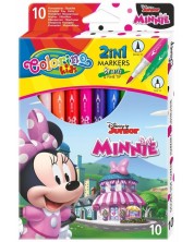 Dvostrani markeri Colorino Disney - Junior Minnie, 10 boja