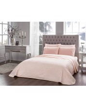 Set za spavacu sobu s jacquard piqueom TAC - Laguna, ružičasti