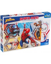 Dvostrana slagalica Trefl od 24 maxi dijela - Spiderman u akciji
