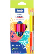 Dvostrane olovke u boji Junior - Ultra Dual, 12 komada -1