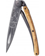 Džepni nožić Deejo Olive Wood - Sagittarius, 37 g -1