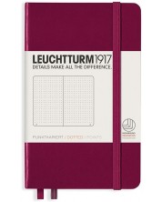 Džepna bilježnica Leuchtturm1917 - A6, točkaste stranice, Port Red