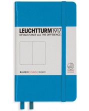 Džepna bilježnica Leuchtturm1917 - A6, bijele stranice, Nordic Blue