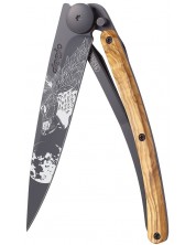 Džepni nožić Deejo - Olive Wood-Howling, 37 g