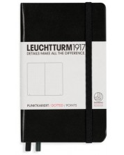 Džepna bilježnica Leuchtturm1917 - A6, točkaste stranice, Black
