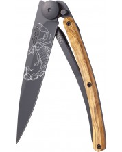 Džepni nožić Deejo - Olive Wood-Scorpio, 37 g