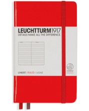 Džepna bilježnica Leuchtturm1917 - A6, s linijama, Red