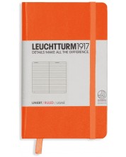 Džepna bilježnica Leuchtturm1917 - A6, s linijama, Orange