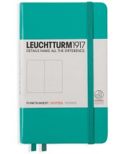 Džepni rokovnik Leuchtturm1917 - A6, točkaste stranice, Emerald