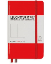 Džepna bilježnica Leuchtturm1917 - A6, bijele stranice, Red