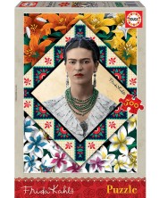 Puzzle Educa od 500 dijelova - Frida Kalo 