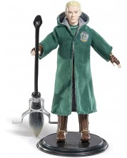 Akcijska figurica The Noble Collection Movies: Harry Potter - Draco Malfoy (Quidditch) (Bendyfig), 19 cm -1