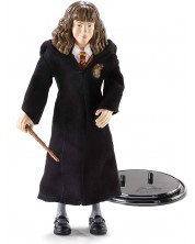 Akcijska figura The Noble Collection Movies: Harry Potter - Hermione Granger (Bendyfigs), 19 cm