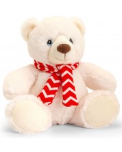 Ekološka plišana igračka Keel Toys Keeleco - Polarni medvjed sa šalom, 20 cm