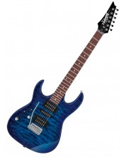 Električna gitara Ibanez - GRX70QAL TBB, plava -1