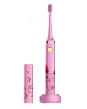 Električna četkica za zube IQ - Kids Pink, 2 vrha, ružičasta -1