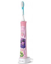 Električna četkica za zube Philips Sonicare - For Kids, HX6352/42, 2 vrha, ružičasta -1
