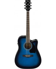 Elektroakustična gitara Ibanez - PF15ECE, Blue Sunburst High Gloss -1