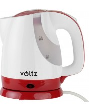 Kuhalo za vodu - Voltz V51230F, 1300 W, 0.9 l, bijelo/crveno