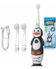 Električna četkica za zube Brush Baby - Wild Ones, Pingvin -1