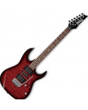 Električna gitara Ibanez - GRX70QA, Transparent Red Burst -1