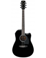 Elektroakustična gitara Ibanez - PF15ECE, Black High Gloss -1
