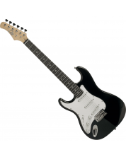 Električna gitara EKO - S-300 LH, crno/bijela
