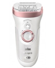 Epilator Braun - SES 9880, 2 stupnja, 7 dodataka, bijelo/ružičasti -1