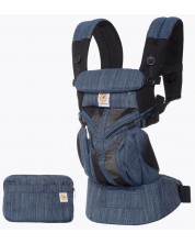 Ergonomski ruksak Ergobaby Omni 360 - Cool Air, Indigo Weave -1