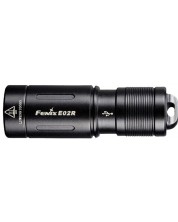 Ručna svjetiljka  Fenix - E02R, crna