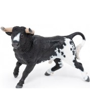 Figurica Papo Farmyard friends - Španjolski bik, crno-bijeli -1