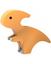Figura za sastavljanje Raya Toys - Magnetni dinosaur, narančasti -1
