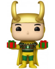 Figura Funko POP! Marvel: Holiday - Loki (Metallic) (Special Edition) #1322 -1
