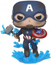 Figura Funko POP! Marvel - Captain America with Broken Shield & Mjolnir #573 -1