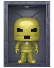 Figurica Funko POP! Deluxe: Iron Man - Hall of Armor (Model 1 Golden Armor) (Metallic) (PX Previews Exclusive) #1035