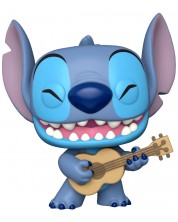 Figura Funko POP! Disney: Lilo & Stitch - Stitch with Ukulele (Special Edition) #1419, 25 cm -1