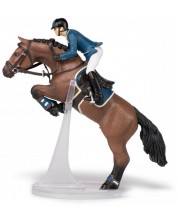Figurica Papo Horse, Foals and Ponies - Skakači konj i jahač