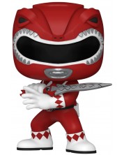 Figurica Funko POP! Television: Mighty Morphin Power Rangers - Red Ranger (30th Anniversary) #1374