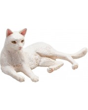 Figurica Mojo Animal Planet - Mačka, bijela, koja leži -1